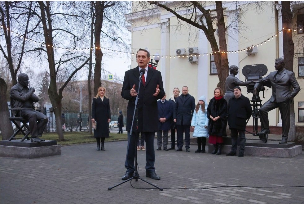 Выступает директор СВР Сергей Нарышкин. / Александр Корольков/ РГ