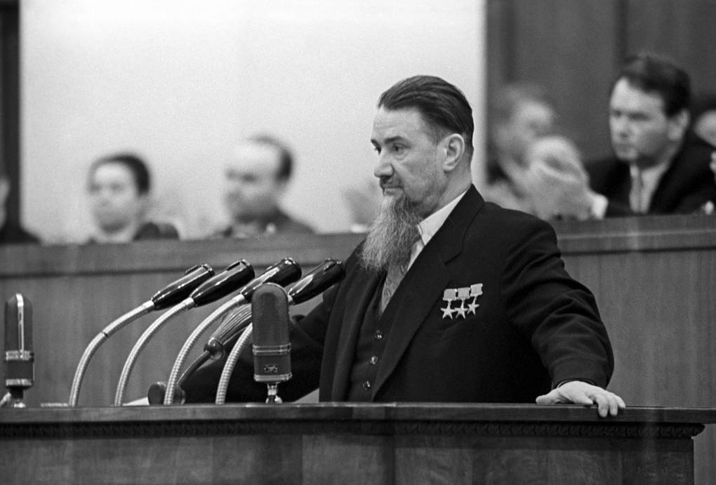 Игорь Курчатов, 1959 год © Василий Егоров, Владимир Савостьянов/ТАСС